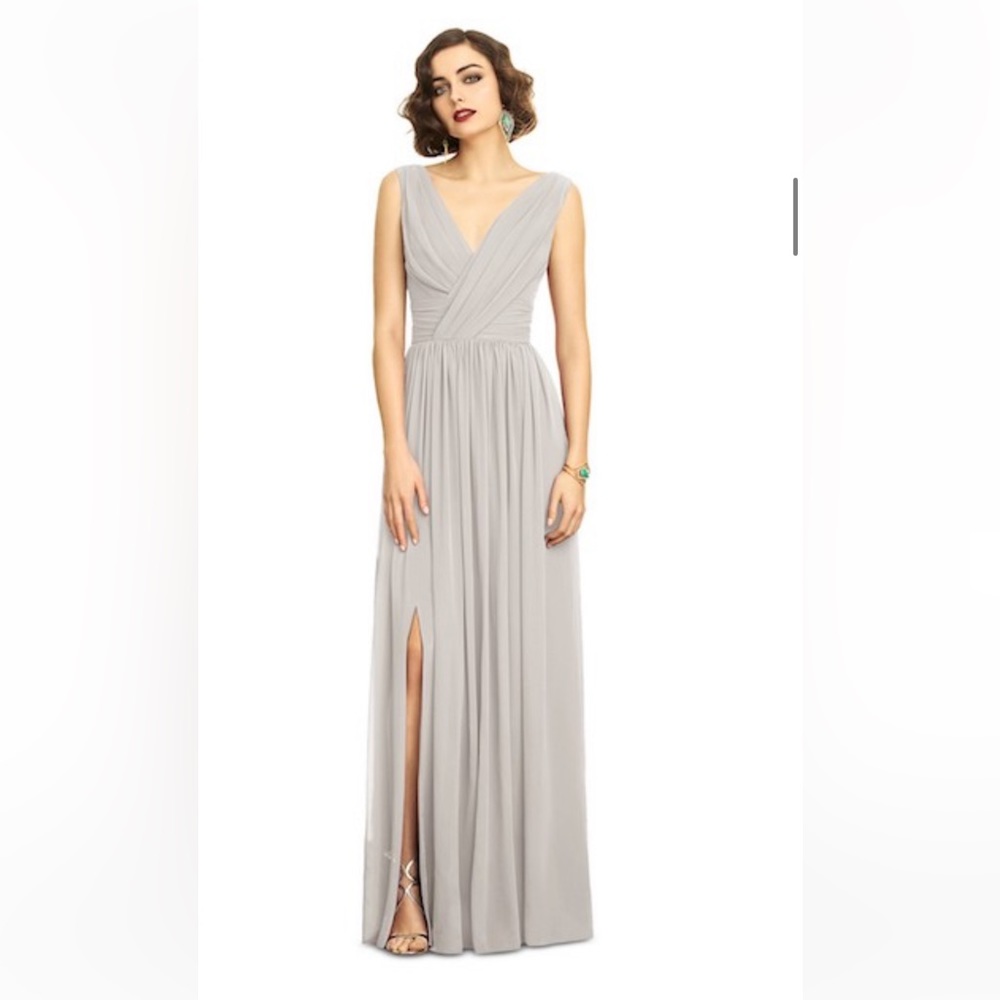 Dessy collection bridesmaid dress style 2894 size 2 oyster